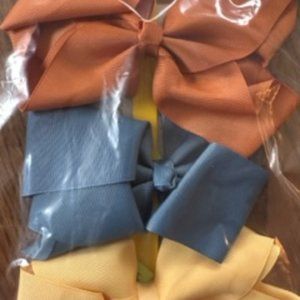 Bundle of (3) 6" Bow  Falls  B8190  Handmade NWT Boutique